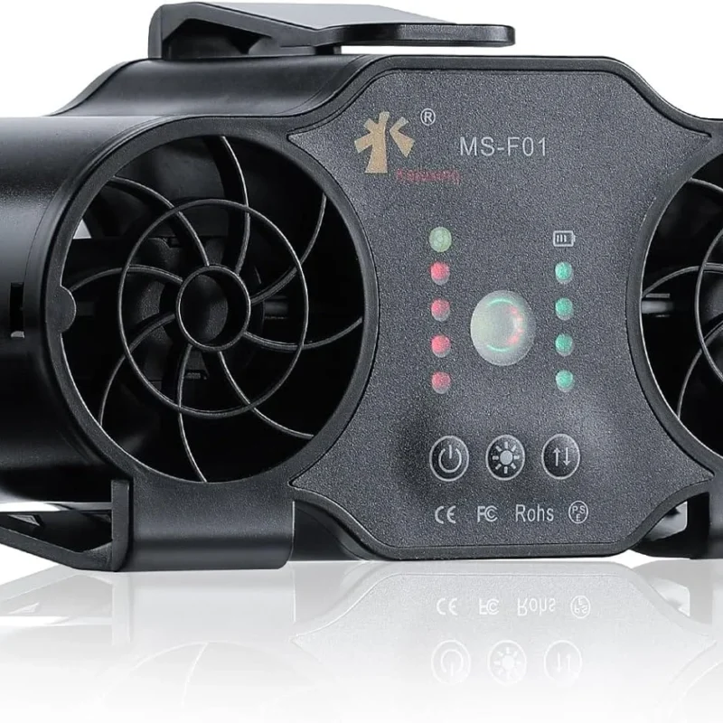 12000mAh 2 Air Vents Under Shirt Fan, 10000RPM Super Powerful Wind Belt Clip Waist Fan, 4 Speeds 7.5-12H WorKing Time Portable Rechargeable Fan for Outdoor Work Camping Travel Fishing.