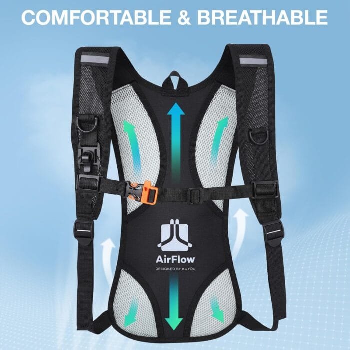 Hydration Pack with 2L Hydration Bladder Lightweight Insulation Water Rucksack Backpack Bladder Bag Cycling Bicycle Bike/Hiking Climbing Pouch - Image 5