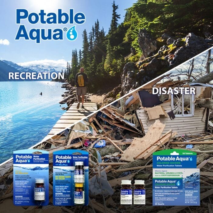 Potable Aqua 2-Pack Water Purification Tablets and Repel 100 Insect Repellent 4-Ounce Pump Spray, 10-Hour Protection from Mosquitoes, Ticks and More - Image 4