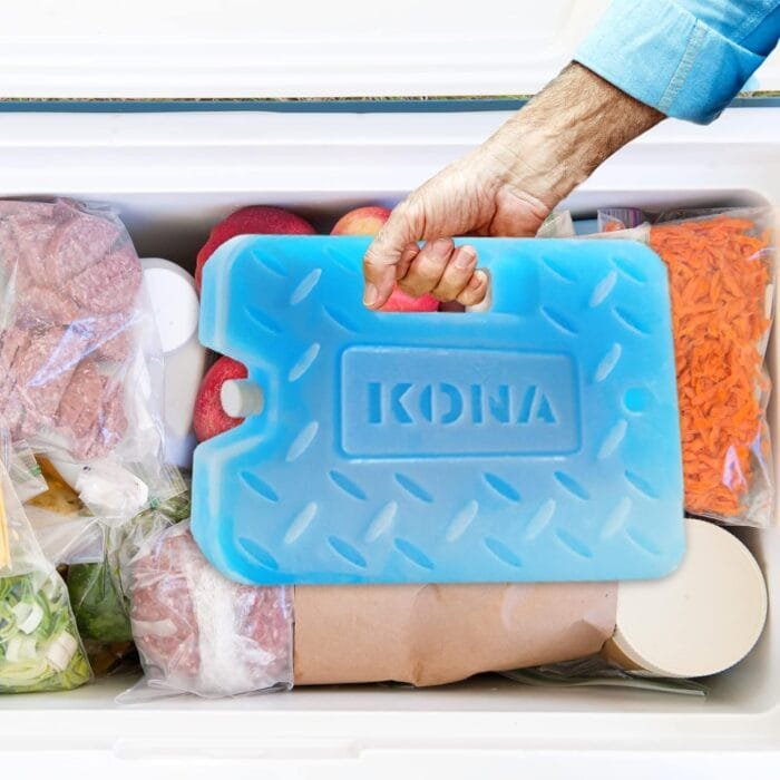 Kona Large Ice Pack for Coolers [Blue Ice 4lb] Extreme Long Lasting Design Absorbs Heat to Cool Faster - Refreezable. Reusable. Colder Than Ice (-5C) Cooler Ice Pack - Image 5