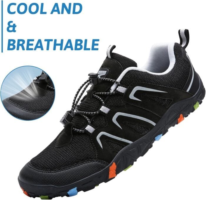 ASHION Boys Running Shoes | Barefoot Shoes | Wide Toe Box | Lightweight Athletic Walking Hiking Sneakers - Image 5