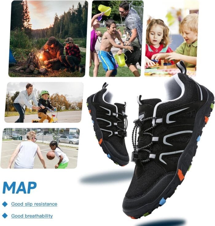 ASHION Boys Running Shoes | Barefoot Shoes | Wide Toe Box | Lightweight Athletic Walking Hiking Sneakers - Image 7