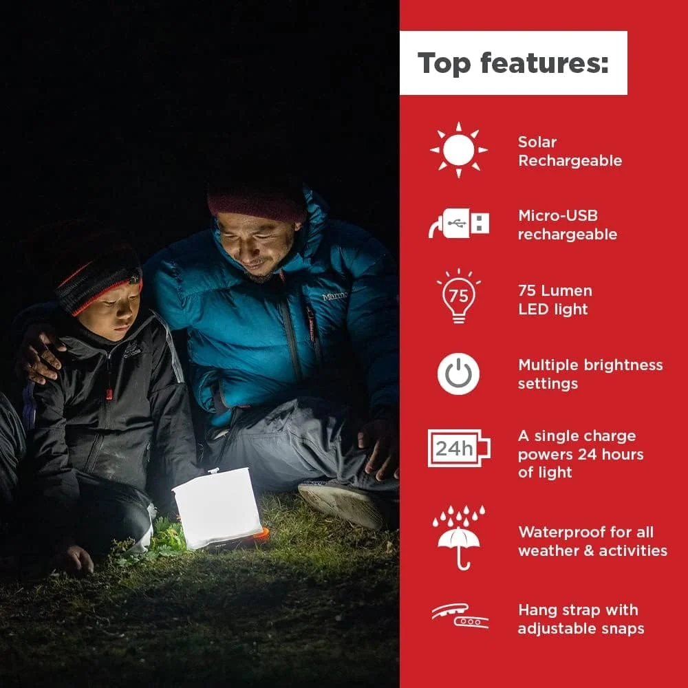 LuminAID Solar Camping Lantern - Inflatable LED Lamp Perfect for Camping, Hiking, Travel and More - Emergency Light for Power Outages, Hurricane, Survival Kits - As Seen on Shark Tank - Image 8