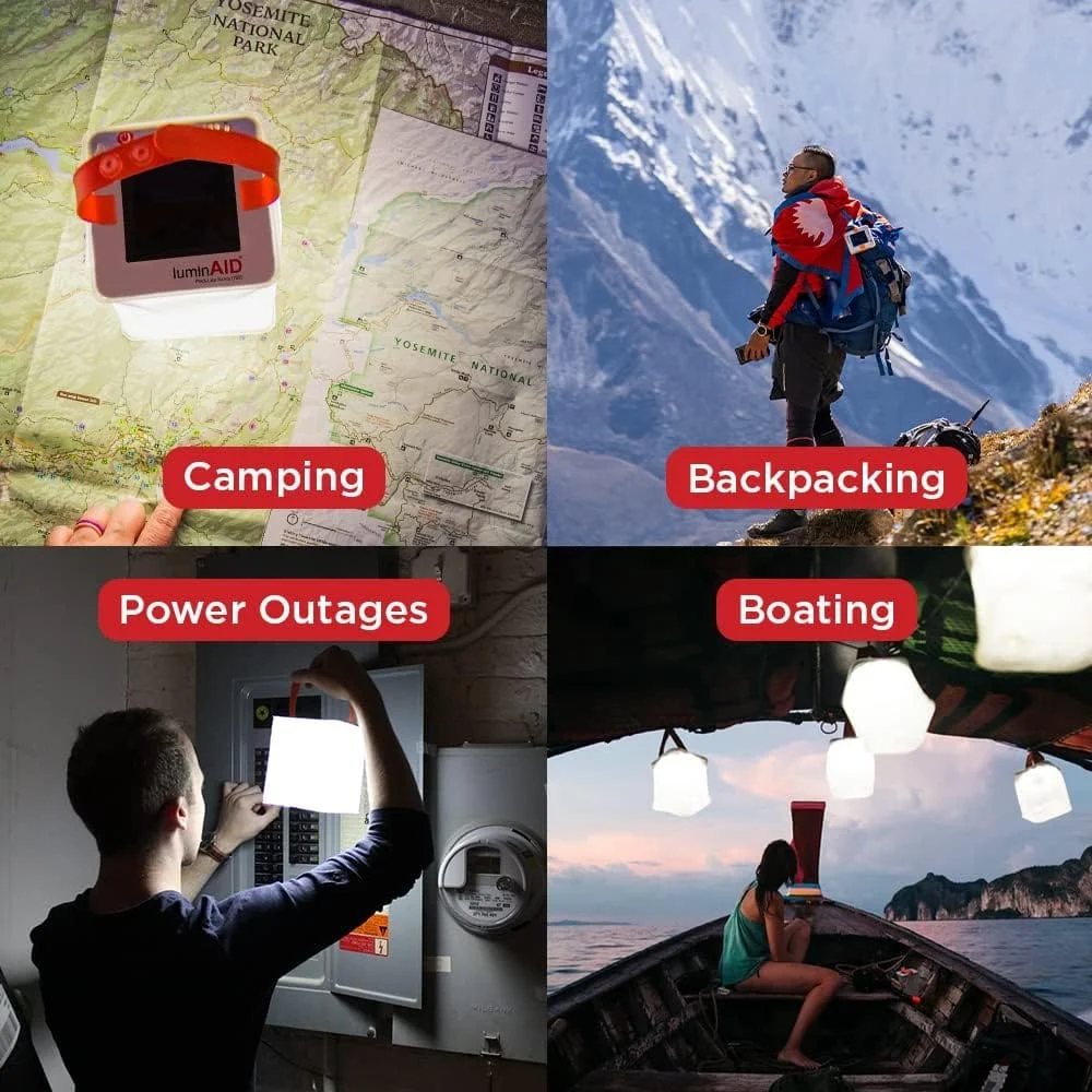 LuminAID Solar Camping Lantern - Inflatable LED Lamp Perfect for Camping, Hiking, Travel and More - Emergency Light for Power Outages, Hurricane, Survival Kits - As Seen on Shark Tank - Image 9