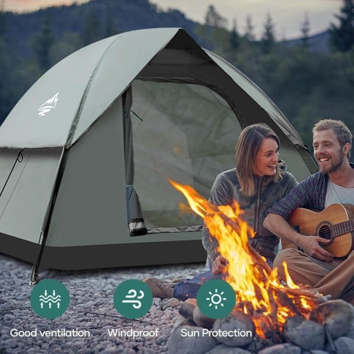 2-3 Person Camping Tent, Tents for Camping with Removable Rainfly, Family Dome Easy Set Up Tent, Lightweight Tent for Camping, Traveling, Hiking, Outdoor - Image 5