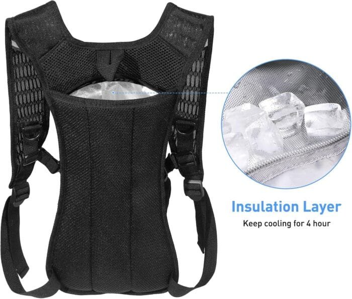 Hydration Pack,Hydration Backpack with 2L Hydration Bladder Lightweight Insulation Water Pack for Festivals, Raves, Hiking, Biking, Climbing, Running and More - Image 4