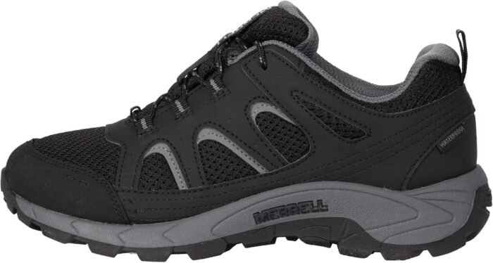 Merrell Kids' Oakcreek Low Lace Waterproof Hiking Sneaker - Image 5