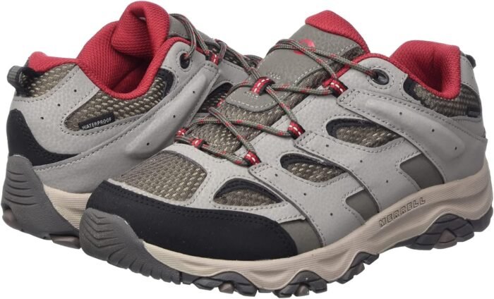 Merrell Boy's Moab 3 Low Waterproof Hiking Shoe - Image 2