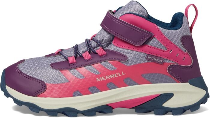 Merrell Unisex-Child Moab Speed 2 Mid Alternative Closure Waterproof Hiking Boot - Image 4