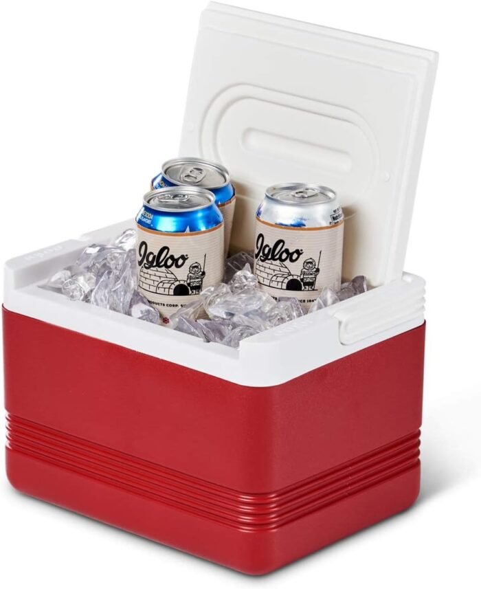 Igloo Legend 6-Can Cooler, Red, 5 Qt - Image 9