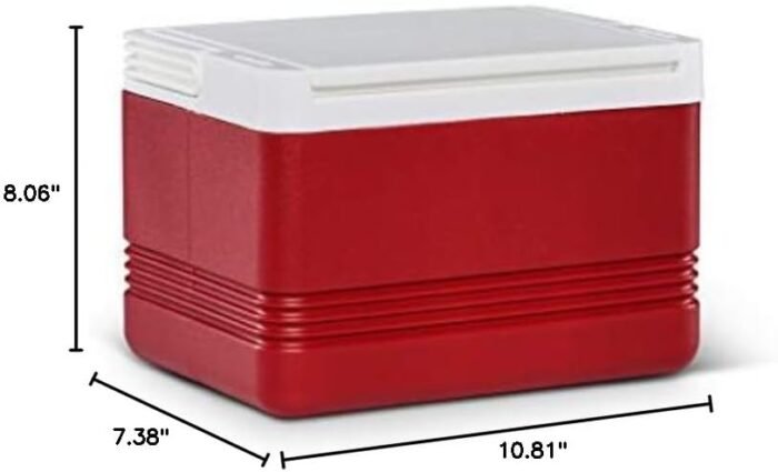 Igloo Legend 6-Can Cooler, Red, 5 Qt - Image 11