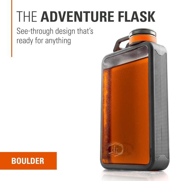 GSi Outdoors Boulder Flask Thermos,Unisex Adult, Unisex_Adult - Image 2