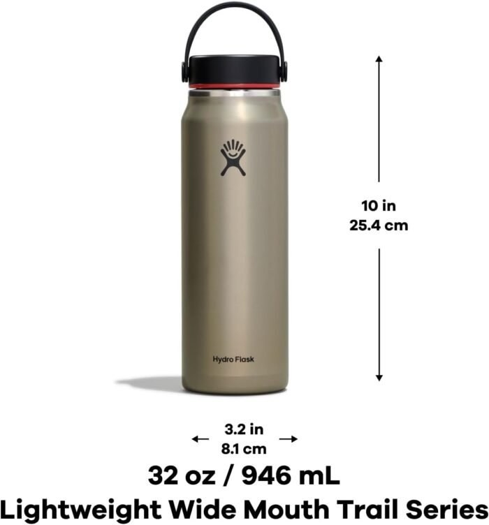 Hydro Flask 32 Oz Lightweight Wide Flex Cap Slate - Image 6