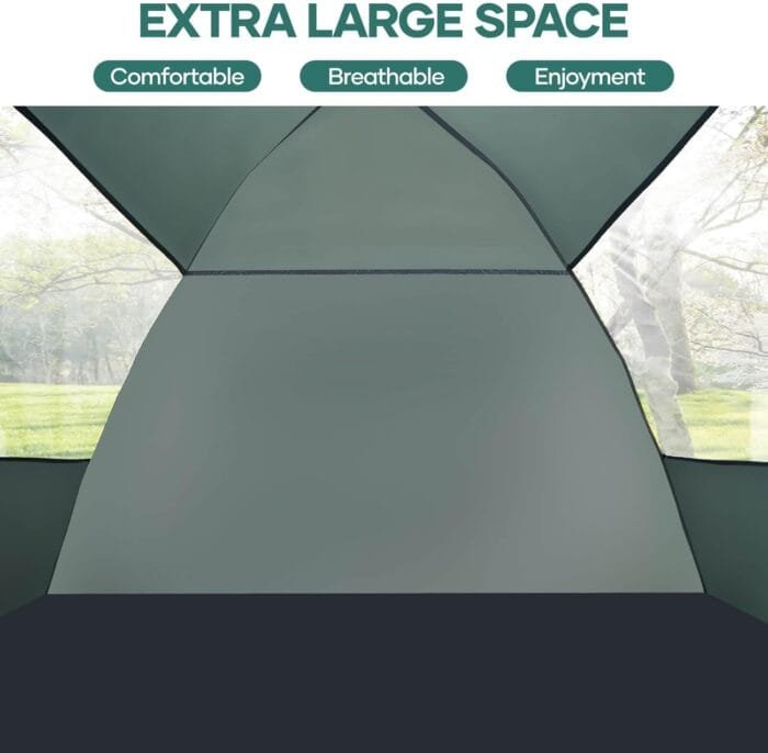 2-3 Person Camping Tent, Tents for Camping with Removable Rainfly, Family Dome Easy Set Up Tent, Lightweight Tent for Camping, Traveling, Hiking, Outdoor - Image 2