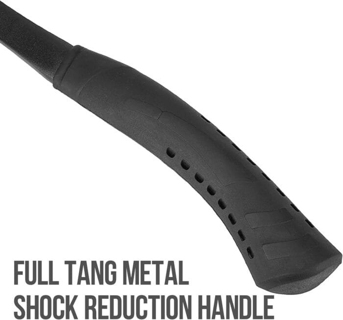 Camping Hatchet, Full Tang Camping Axe Splitting Axe for Wood Splitting and Kindling, Forged Carbon Steel Heat Treated Hand Maul Tool, Shock Reduction Handle with Anti-Slip Grip - Image 4