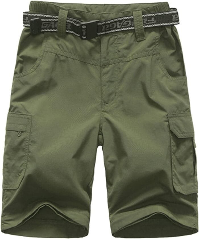 JOMLUN Boy’s Scout Pants Convertible Hiking Quick Dry Zip Off Pants Outdoor Climbing Casual Trouser Kids Youth Cargo Pants - Image 9