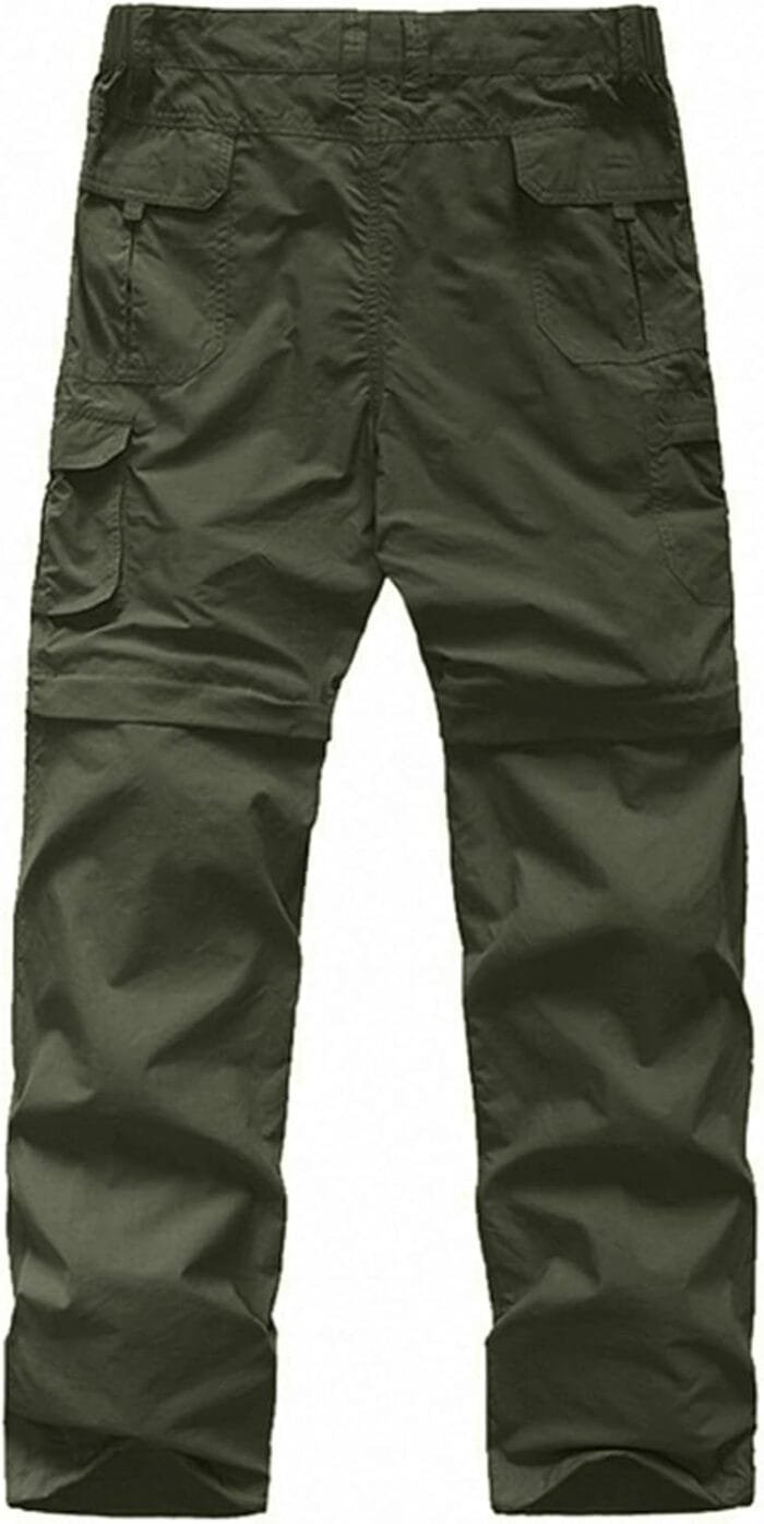 Kids' Cargo Pants, Boy's Casual Outdoor Quick Dry Waterproof Hiking Climbing Convertible Trousers - Image 2