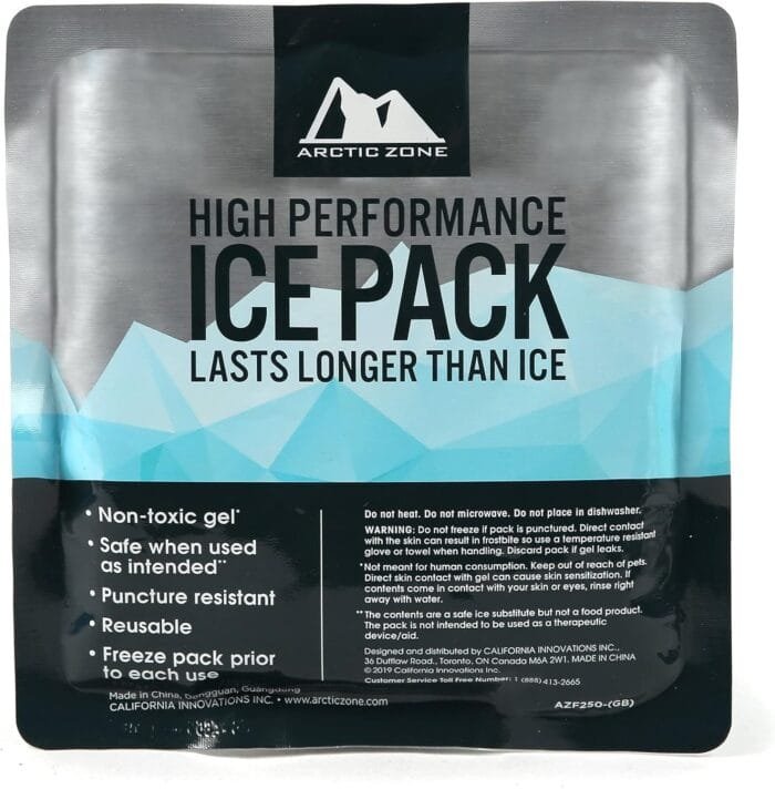 Titan Deep Freeze High Performance Ice Pack - (2 Pack) 250g - Long-Lasting, Puncture Resistant Cold Pack - Image 2