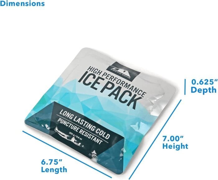 Titan Deep Freeze High Performance Ice Pack - (2 Pack) 250g - Long-Lasting, Puncture Resistant Cold Pack - Image 3