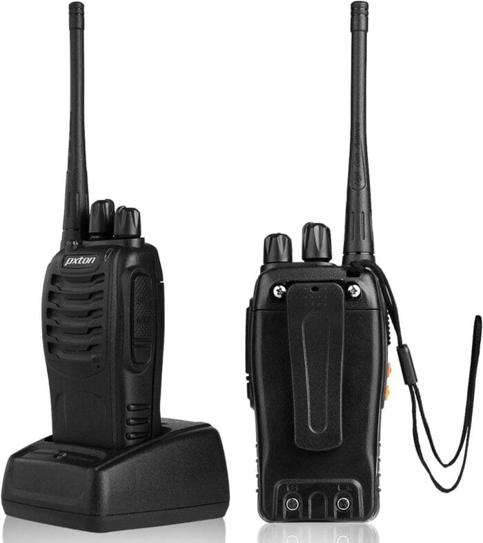 Walkie Talkies Long Range for Adults with Earpieces,16 Channel Walky Talky Rechargeable Handheld Two Way Radios with Flashlight Li-ion Battery and Charger（4 Pack） - Image 4