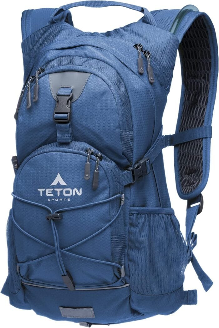 TETON Oasis Hydration Backpacks, Hydration Backpack for Hiking, Running, Cycling, Biking, and Hydration. Sewn-in Rain Cover and Hydration Bladder Included, 18L and 22L - Image 3