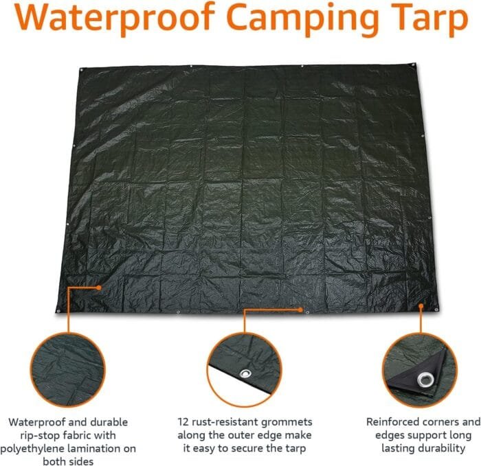 Amazon Basics - Waterproof Camping Tarp - Image 2