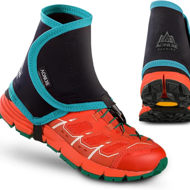 ADABOO Low Trail Gaiters, Running Gators, Ankle Gaiters for Hiking, Sandproof Ankle Shoe Covers Wrapid Gators, Low Gators Lightweight Breathable