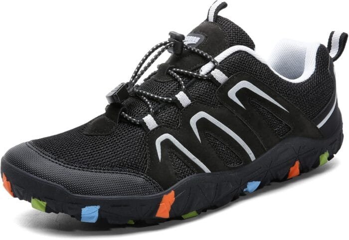 ASHION Boys Running Shoes | Barefoot Shoes | Wide Toe Box | Lightweight Athletic Walking Hiking Sneakers