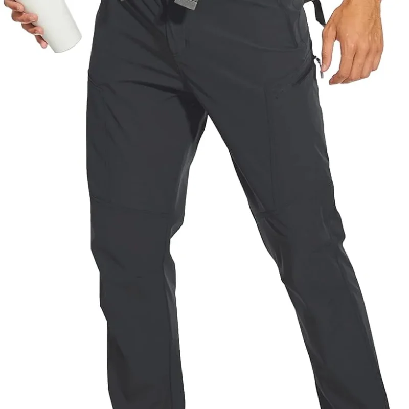 Arunlluta Hiking Pants for Men, Hiking Travel Pants Water-Resistant Mens Work Pants Stretch Quick Dry Lightweight