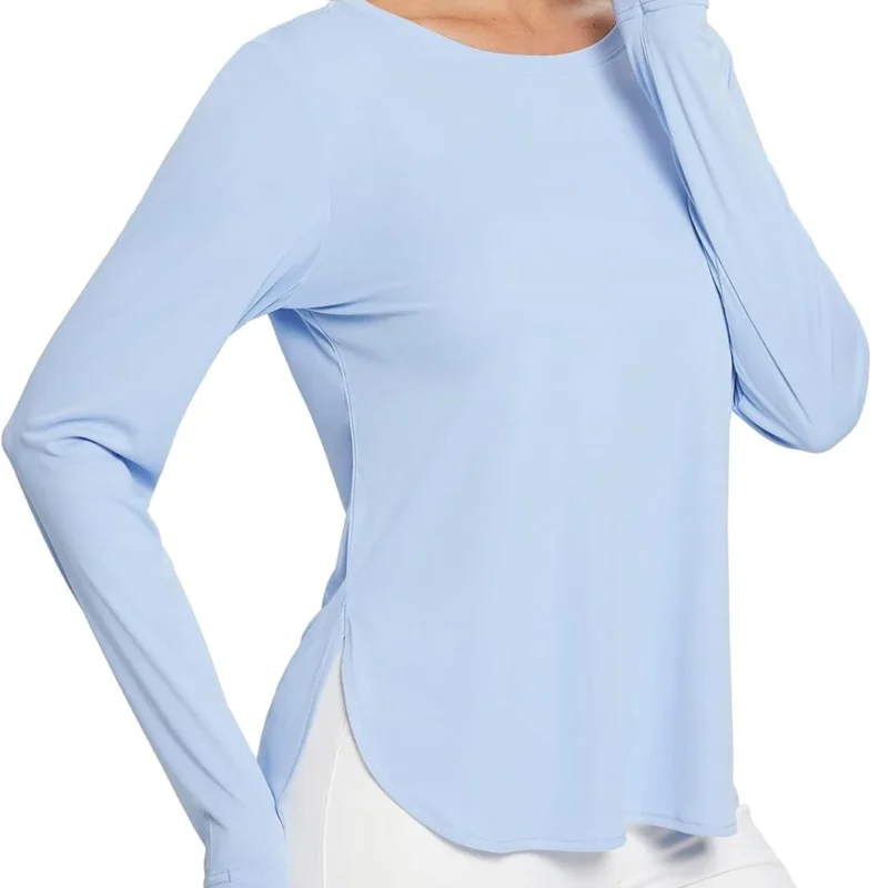 BALEAF Women's Sun Shirts UPF 50+ Long Sleeve Hiking Tops Lightweight Quick Dry UV Protection Outdoor Clothing
