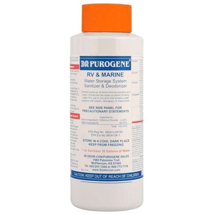 BayTec - 32oz Purogene Drinking Water Treatment and Water System Sanitizer for Water, Sanitizes Water Storage Systems, Provides for Long-Term Storage of Drinking Water