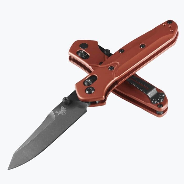 Benchmade - Mini Osborne Folding Knife with Burnt Copper Aluminum Handle (945BK-03)