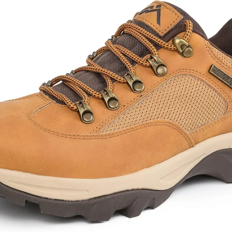 CC-Los Men's Hiking Shoes | Waterproof Work Shoes | Non-Slip & Comfortable Walking Size 7.5-14
