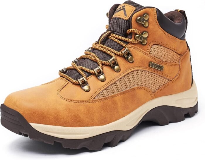 CC-Los Men's Waterproof Hiking Boots Outdoor Relaxed Fit Lightweight Size 7.5-14