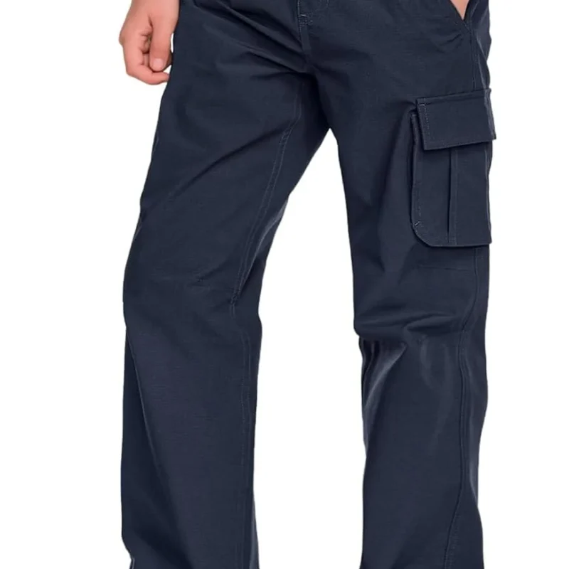 CQR Kids Youth Hiking Cargo Pants, Outdoor Camping Pants, UPF 50+ Quick Dry Regular Pants