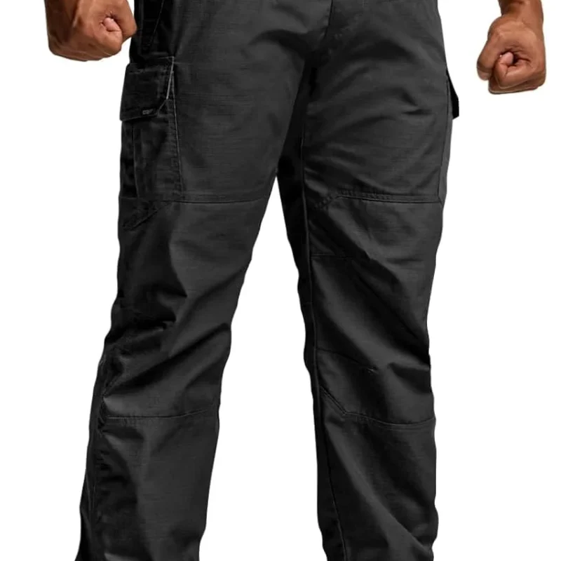 CQR Men's Tactical Pants, Water Resistant Ripstop Cargo Pants, Lightweight EDC Work Hiking Pants, Outdoor Apparel