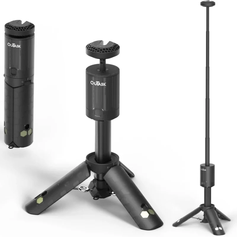 Camping Light Telescopic, Collapsible Magnetic Camping Lantern with 12000mAh Battery, Telescoping IPX6/IPX7 Waterproof Flashlights, Camping Lamp for Emergency, Camping, Hiking
