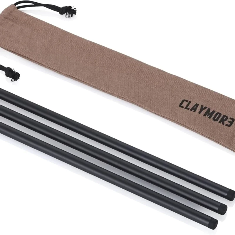 Claymore V1040 Extension Pole (Black) - Lightweight, Sturdy Tripod. Doubles Height. Camping, Outdoor Recreation, Indoors, Events, Cookouts.