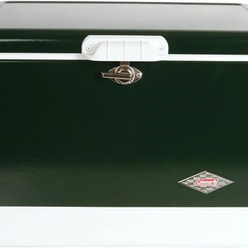 Coleman Cooler | Steel-Belted Cooler Keeps Ice Up to 4 Days | 54-Quart Cooler for Camping, BBQs, Tailgating & Outdoor Activities
