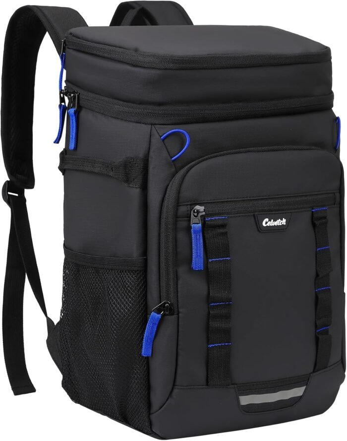 Cooler Backpack for Men Women - 30 Cans Backpack Cooler Insulated Leak Proof Lightweight Camping Cooler Travel Cooler Bakcpack for Beach Picnic Camping Hiking Fishing