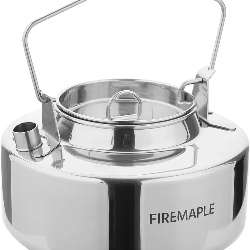 Fire Maple Antarcti Pot Kettle Series | Portable Durable Bushcraft Gear Open Fire Kettle | SUS304 Stainless Steel (Antarcti 1.5L Kettle)