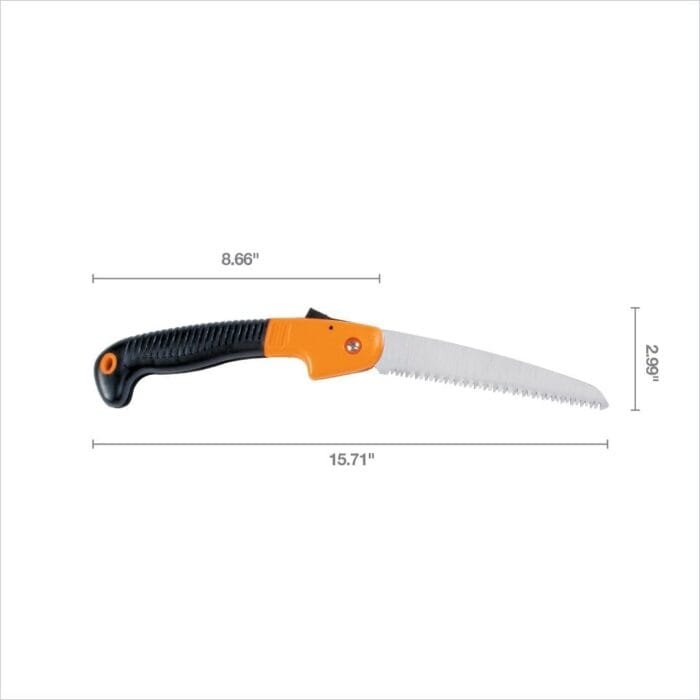 Fiskars Hand Saw, Folding Saw with Power Tooth Saw Blade with Triple Ground Teeth that Powers Through Wood Faster, Soft Grip 7-Inch Pruning Saw - Image 2