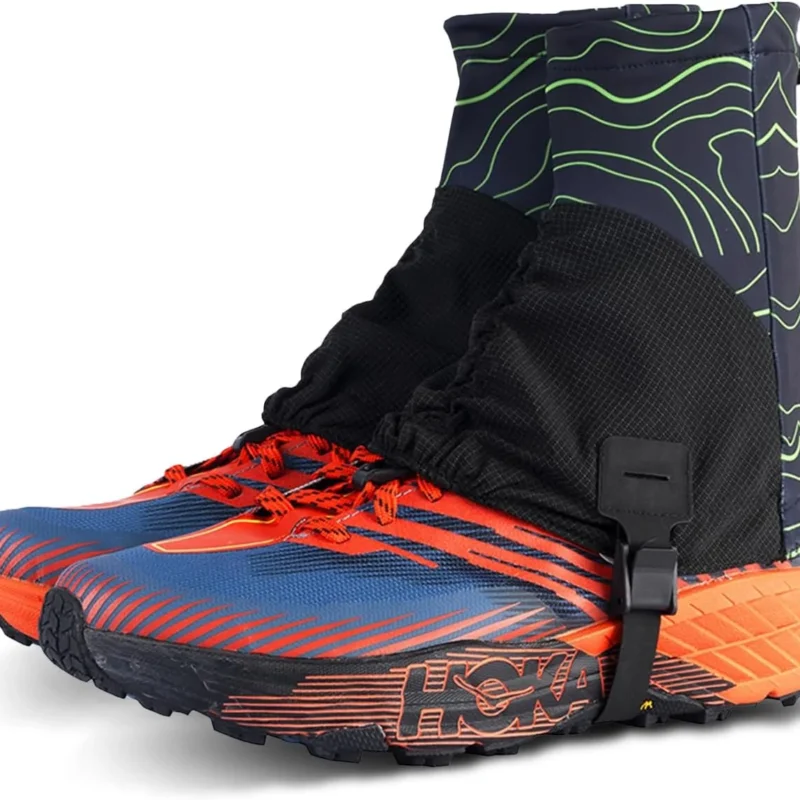 Gaiters for Hiking, Running Shoe Gaiters, Trail Running Gaiters Sandproof, Waterproof Hiking Gaiters, Ankle Gaiters for Hiking, Snow, Trail Running, Hunting, Skiing, Mountain Climbing
