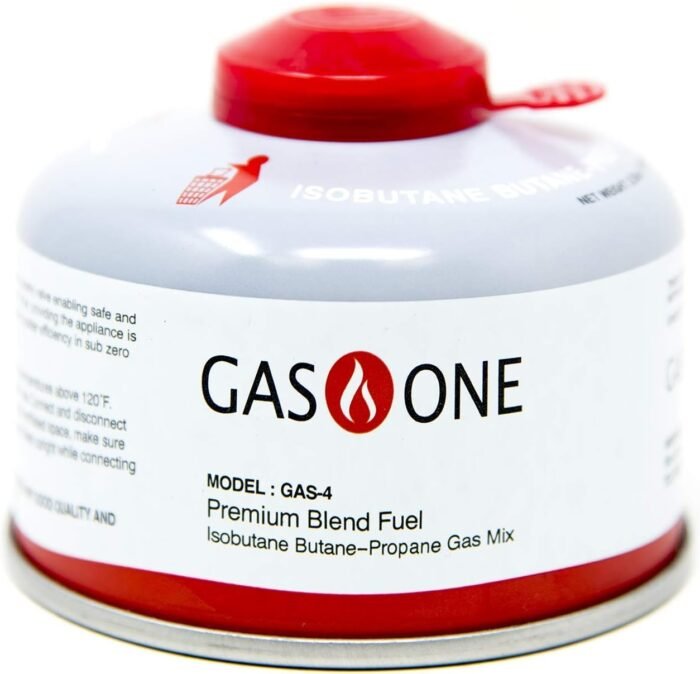 GasOne Camping Stove Fuel Blend Isobutane Efficient and High Output