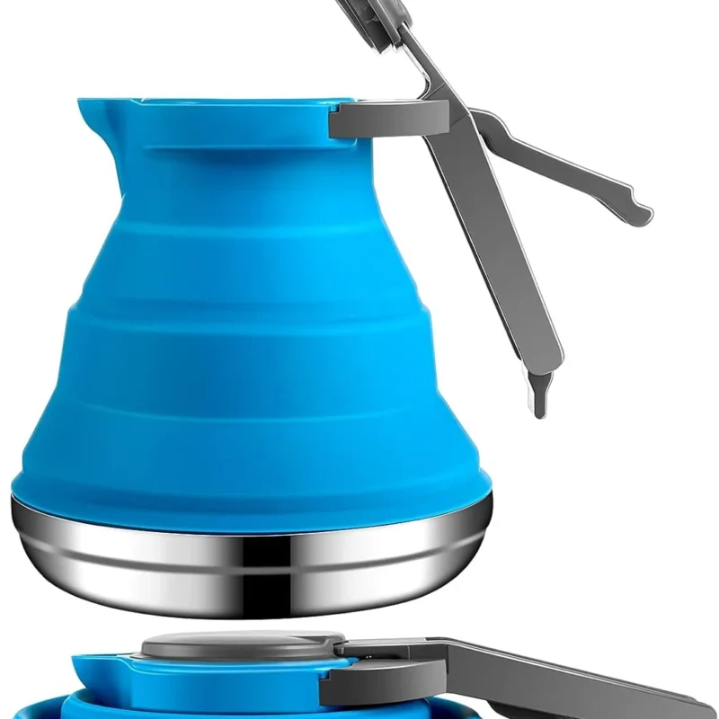 Geiserailie Camping Coffee Pot Portable Camping Pot Camping Kettle Outdoor Camping Coffee Pot Hiking Camping Kettle for Hiking Travel and Outdoors