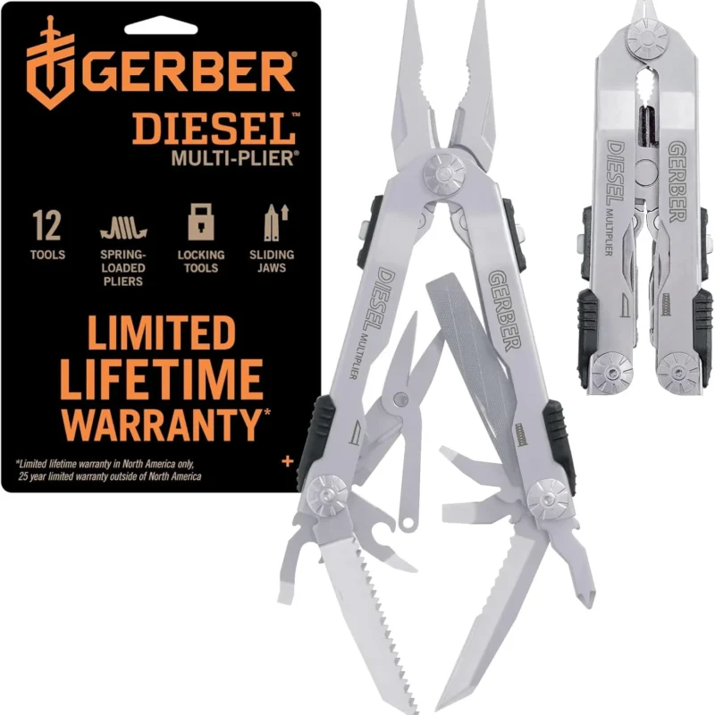 Gerber Gear Diesel Multi-Plier, Stainless Steel [22-01470]