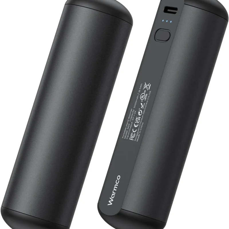 Hand Warmers Rechargeable 2 Pack, Warmco 10000mAh Magnetic Electric Handwarmers Portable Power Bank, 9Hrs Warmth 3 Levels Heat Up to 136°F Reusable Battery Operated Heater Keep You Warm in Winter
