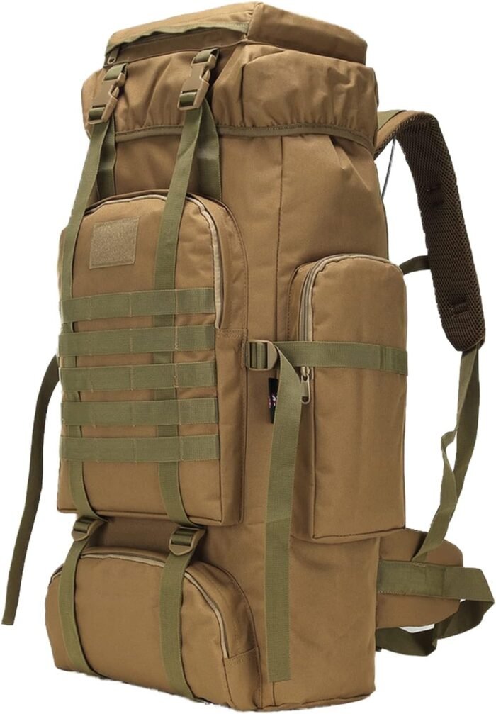 Hiking Backpack for Men 70L/100L Camping Backpack Military Rucksack Molle 3 Days Assault Pack for Climbing