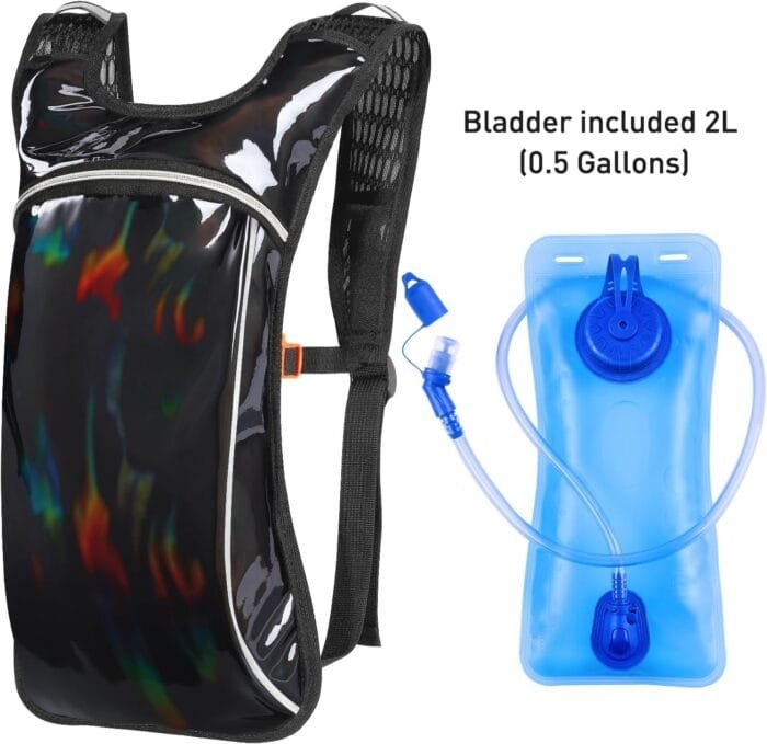 Hydration Pack,Hydration Backpack with 2L Hydration Bladder Lightweight Insulation Water Pack for Festivals, Raves, Hiking, Biking, Climbing, Running and More - Image 2