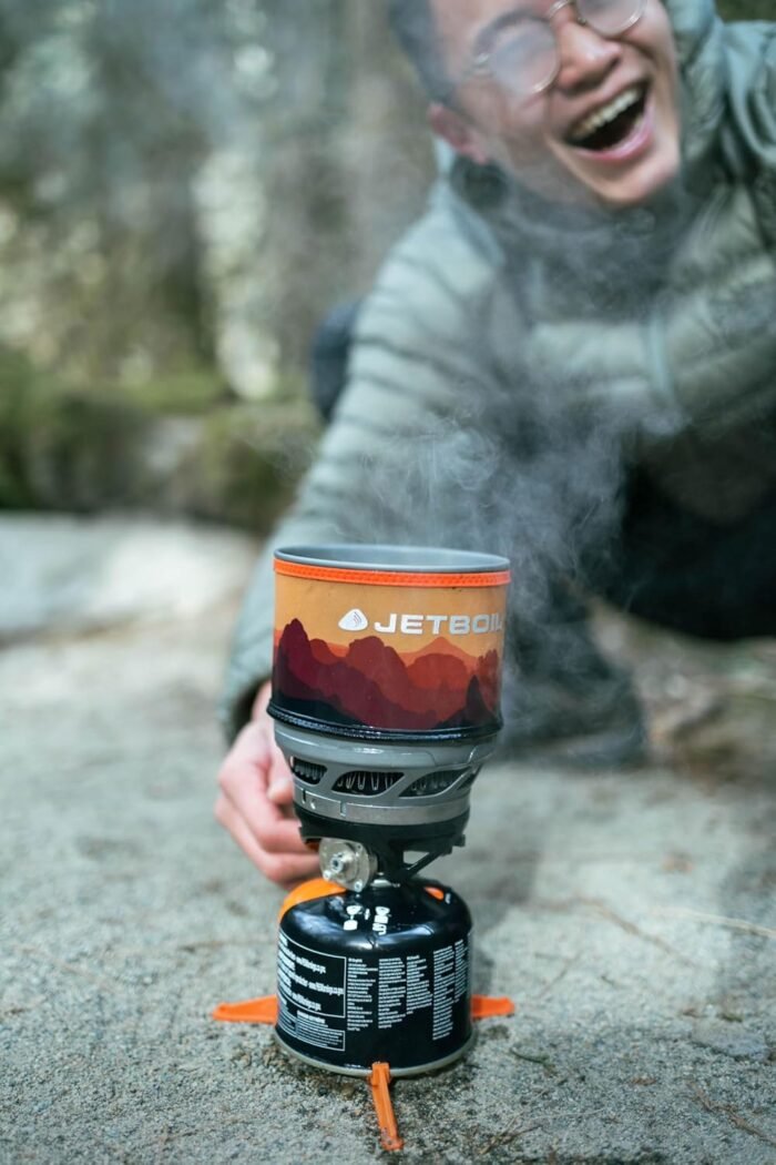 Jetboil MiniMo Camping and Backpacking Stove Cooking System with Adjustable Heat Control - Image 2